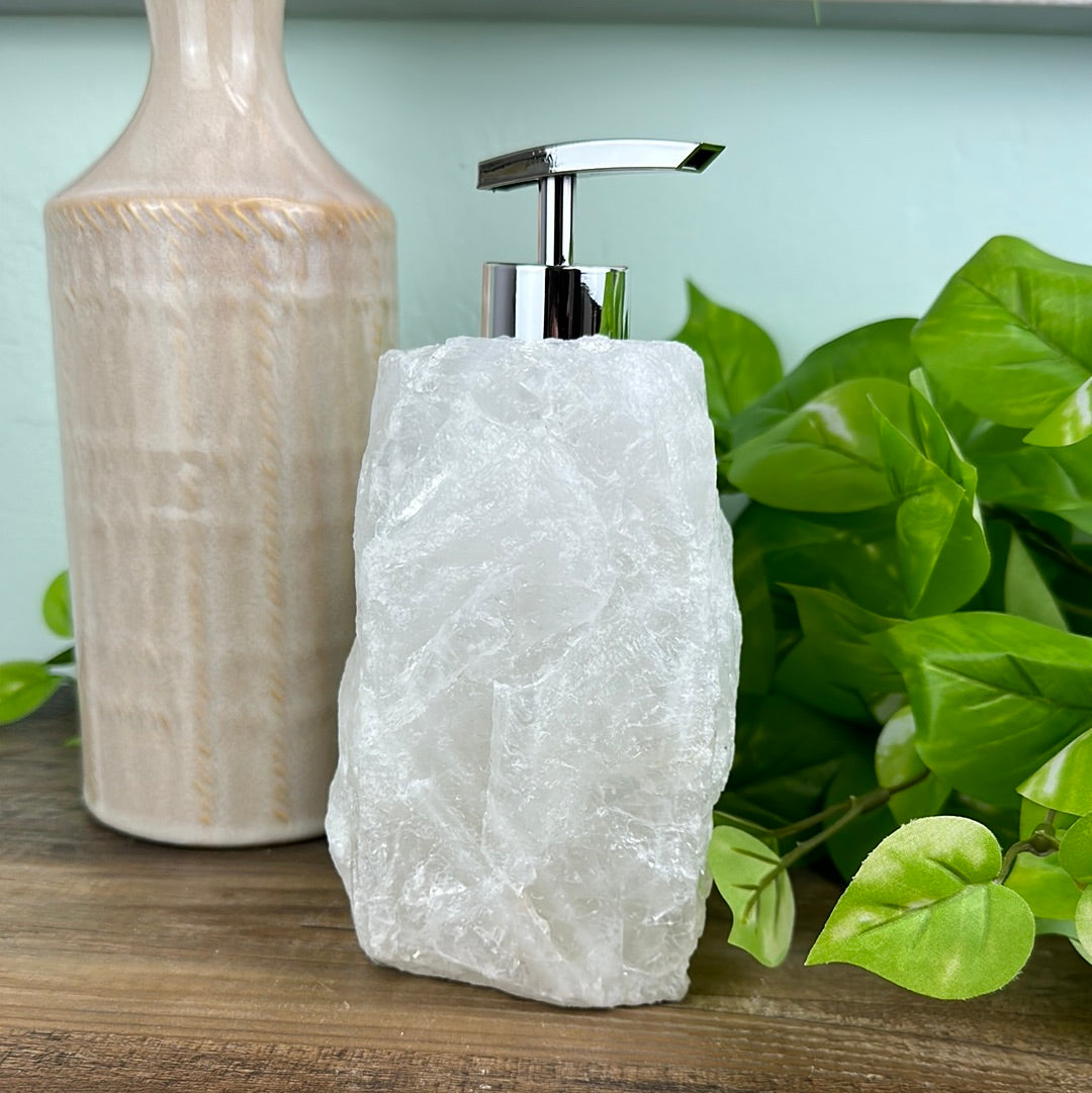 Clear Quartz Soap Dispenser Crystal Joys Wholesale
