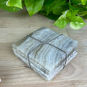 Onyx Square Coaster Set of 4 (3.75" x 3.75" x .25")-Coasters-Angelic Healing Crystals Wholesale