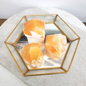 Orange Calcite Polished Tip 2"-5"-Pillars-Angelic Healing Crystals Wholesale