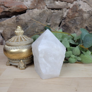 Quartz Crystal Point Polished Lamp with bulb and cord-Lamps-Angelic Healing Crystals Wholesale